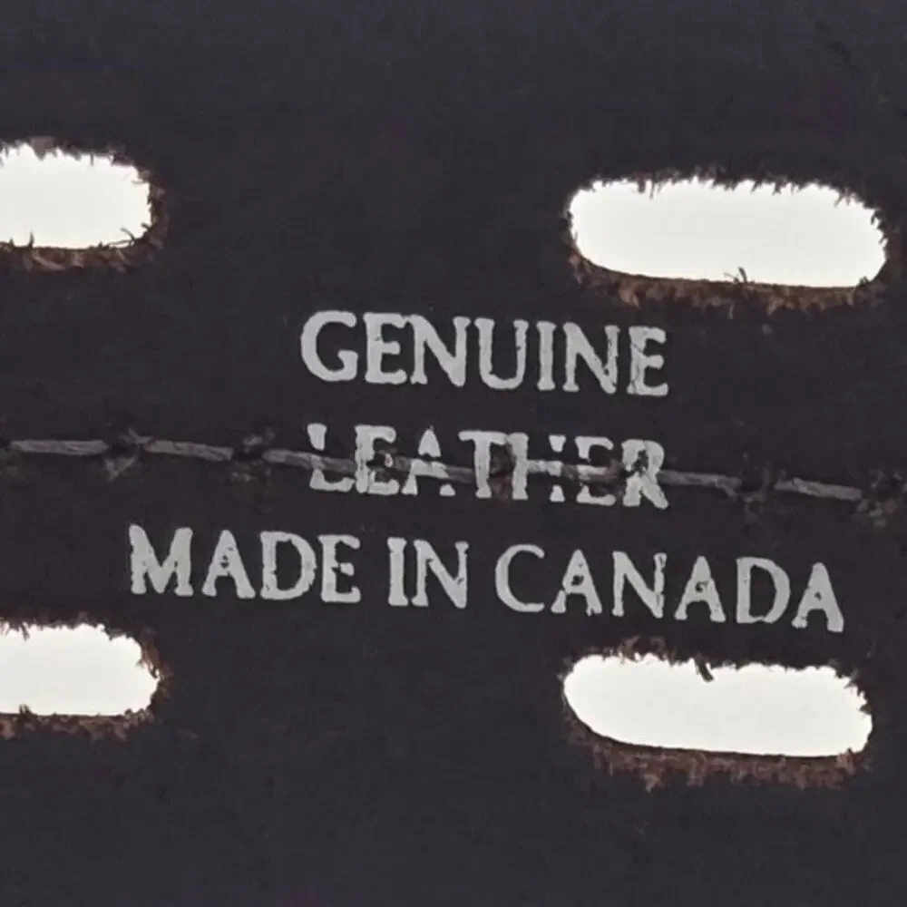 Men's Retreat Blues Genuine Leather Size 32 Belt